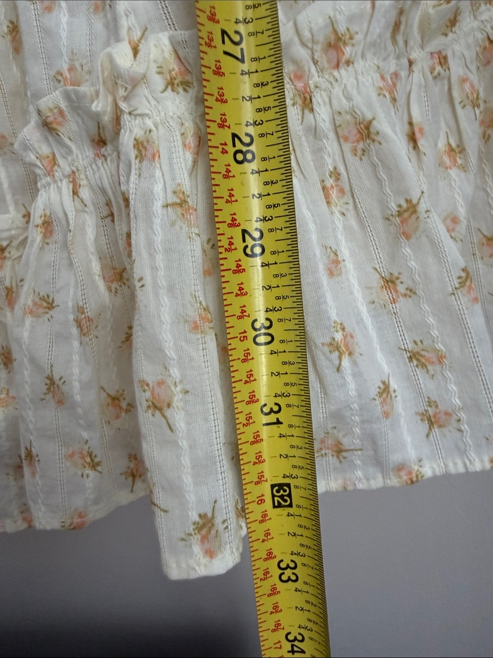 UO Out From Under Natural Lover Letters Ruffle Trim Babydoll Sleep Dress yellow - Picture 6 of 7